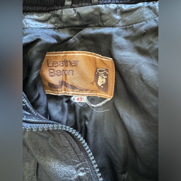 Vintage Leather Baron Jacket - Picture 3 of 3